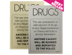 No Drugs Police Informed Notice