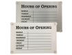 Hours of Opening Window Notices