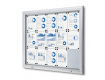 Magnetic Dry Wipe Wall Mounted Premium Lockable Notice Boards