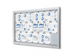 Magnetic Dry Wipe Wall Mounted Premium Lockable Notice Boards