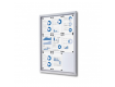 Magnetic Dry Wipe Wall Mounted Lockable Notice Boards