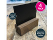 Wooden Block Ticket Holder - Pack 4