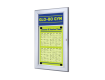 A4 Portrait Lockable Poster Display Cases with Header Panel