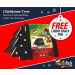 Christmas Chalkboard Tree Table Top Tent Sign