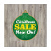Christmas Sale Now On - Floor Graphic