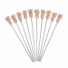 Pineapple Garnish Picks PK10 – Copper Plated