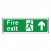 Fire Exit Sign Arrow Up