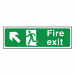  Fire Exit Sign Up Left