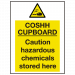 COSHH Cupboard Safety Sign