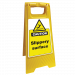 Caution Slippery Surface Sign