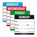 Day Dot Food Labels Full Week 50x50mm