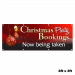 Red Christmas Party Vinyl Banner