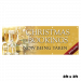 Gold Christmas PVC Banner Party Bookings Now Being Taken