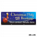 Personalised Christmas Party Bookings Banner