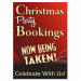 Christmas Party Booking Poster