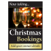 Christmas Booking Poster