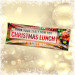 Personalised Book now for christmas lunch Banner.