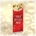 Personalised Christmas Bookings now being taken roller banner. 850x2000mm
