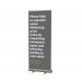 Please help maintain a safe social distance roller banner 