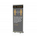 Please keep 1 metre / 3ft apart social distancing roller banner