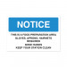 Food Preparation Area - Staff Food Hygiene Notice