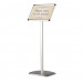 A4 size - Decorative Freestanding information menu stand