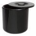 Insulated Ice Bucket - Round/Black 
