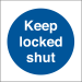 Keep Locked Shut Sticker