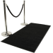 Rope Barrier Black Carpet