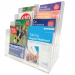 Stacked Acrylic Freestanding Leaflet / Brochure Dispensers