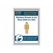 Maximum of 1 person to use these toilets at a time Social Distancing Wall mounted Toilet Sign