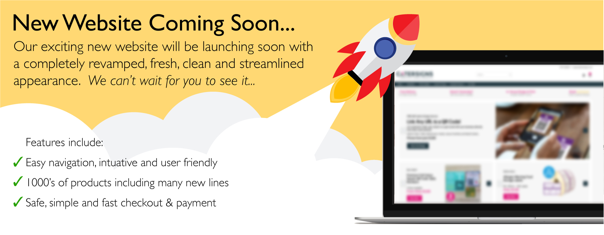 New Website Coming Soon