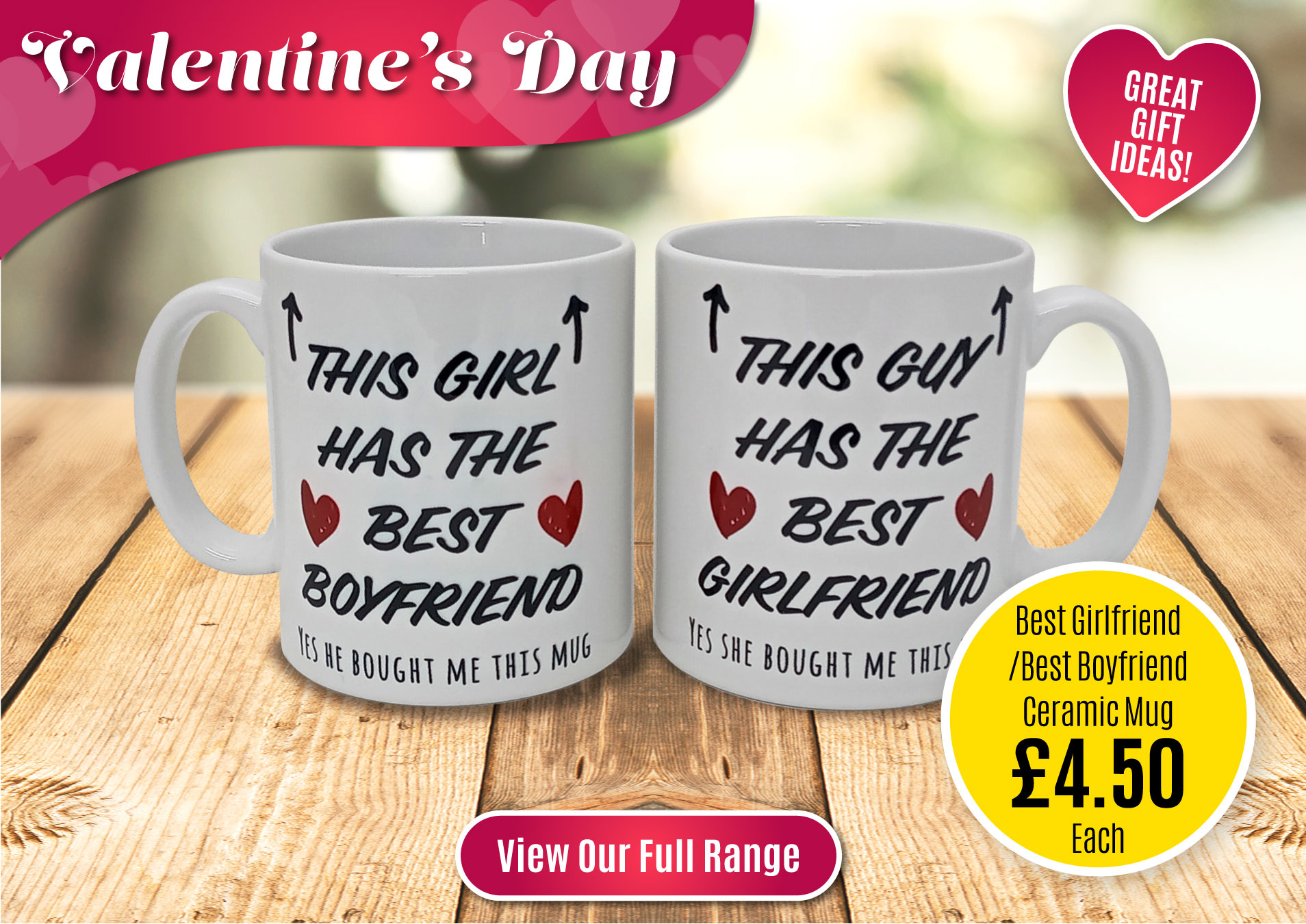 His & Hers Ceramic Mugs