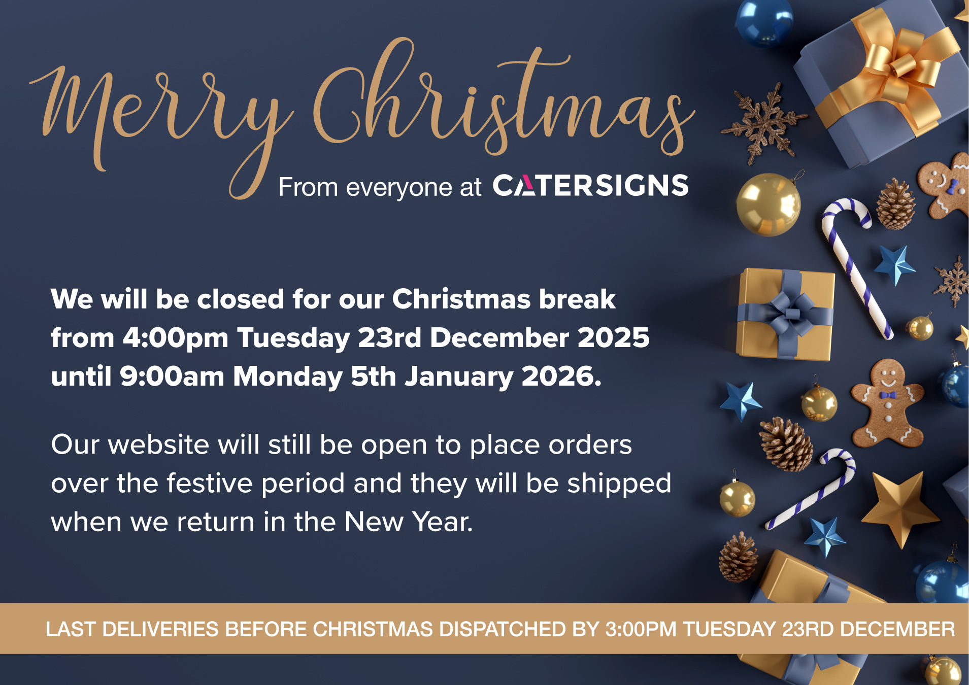 Christmas Closures 2025