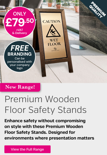 Premium Wooden Safety Floor Stands