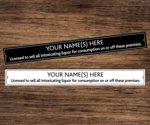 Licensed to Sell Alcohol "ON or OFF" The Premises Licensee Name Plate