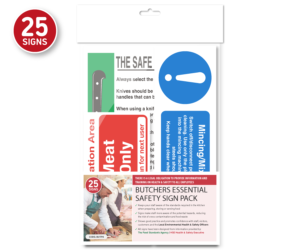 Butchers Safety Sign Pack