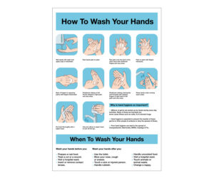 How To Wash Your Hands Notice