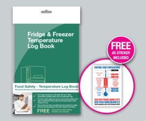 Fridge & Freezer Temperature Log Book