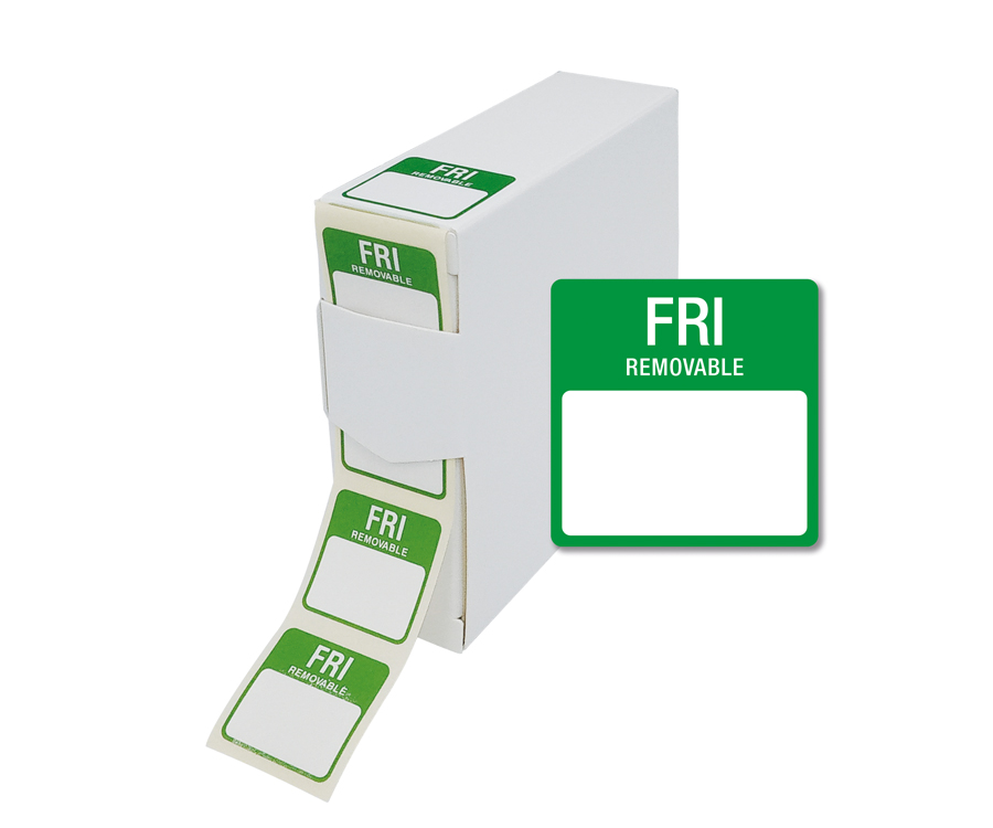 Friday 25x25mm Food Labels