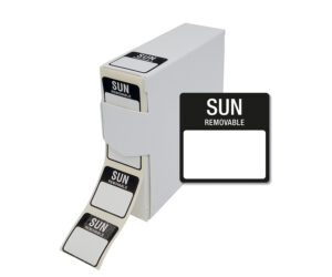 Sunday 25x25mm Food Labels