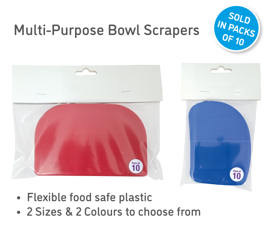 Multi-Purpose Bowl Scrapers