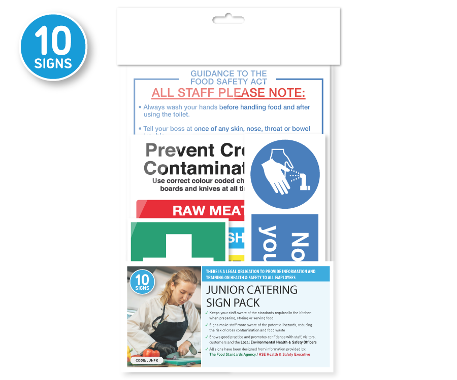 Junior Catering Sign Pack