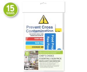 Chefs Choice Essential Catering Safety Sign Pack