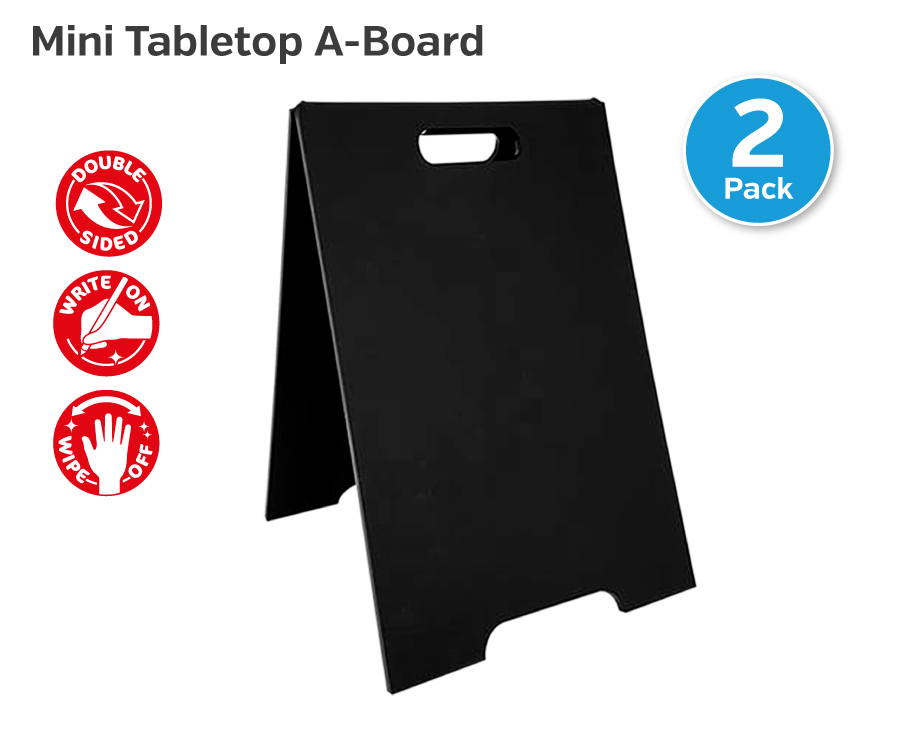 Mini Table Top A-Board Message Board