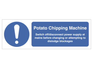 Potato Chipping Machine Notice