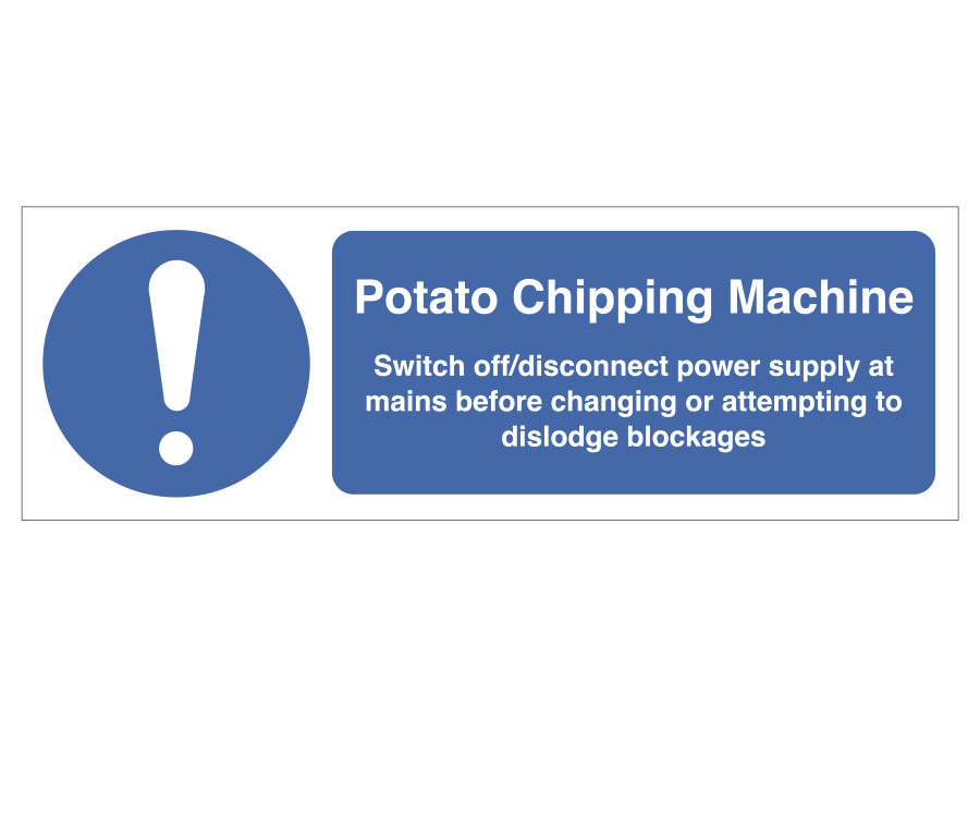 Potato Chipping Machine Notice