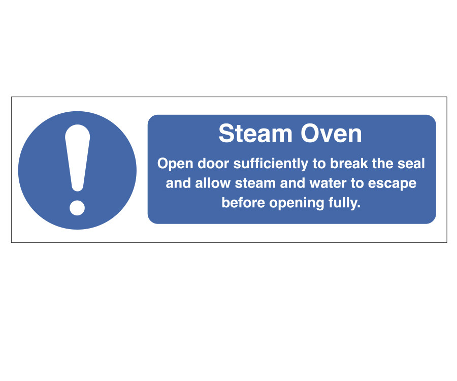 Steam oven Notice