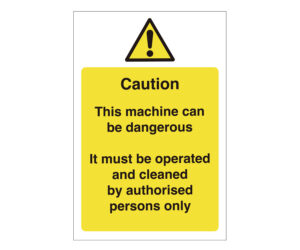 Caution This Machine Can Be Dangerous Notice