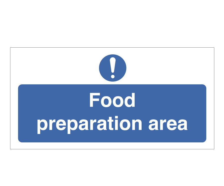 Food Preparation Area Notice